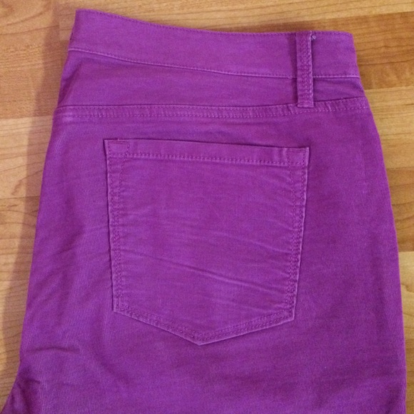 Purple LOFT pants - modern straight - Picture 2 of 4