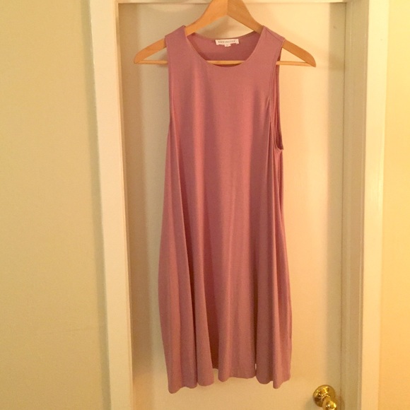 Lavender t-shirt dress