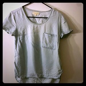 cloth & stone Chambray Shirt w pocket