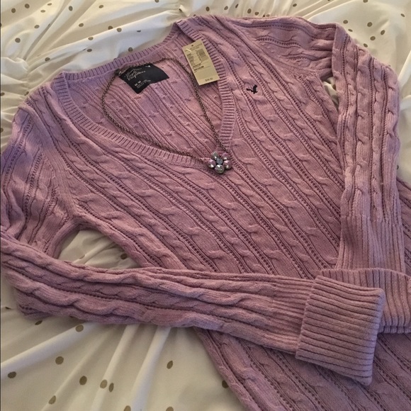 NWT American eagle sweater!💜