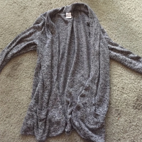 Grey slouchy cardigan