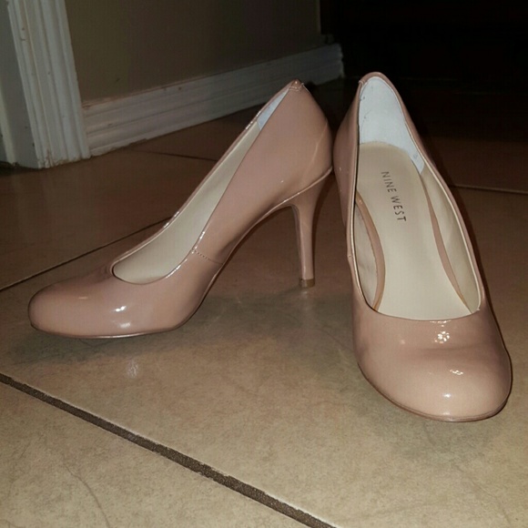 Nine West patent pumps