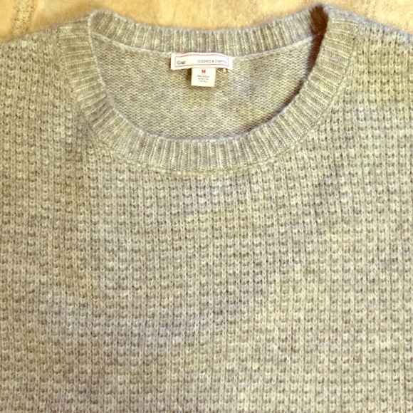 GAP Waffle-Knit Grey Sweater