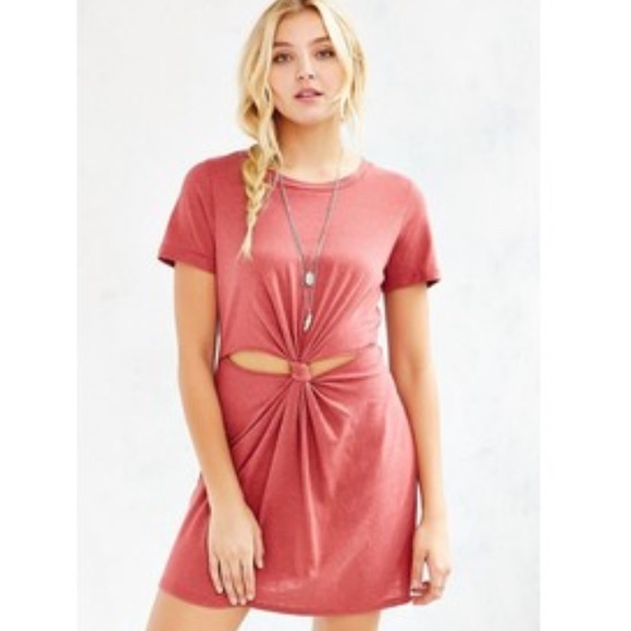 Honey Punch Knot t-shirt Dress NWOT