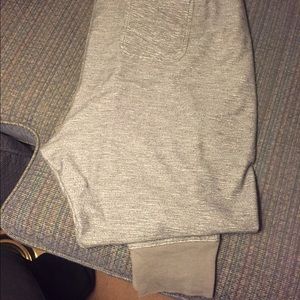 gray jogger pants