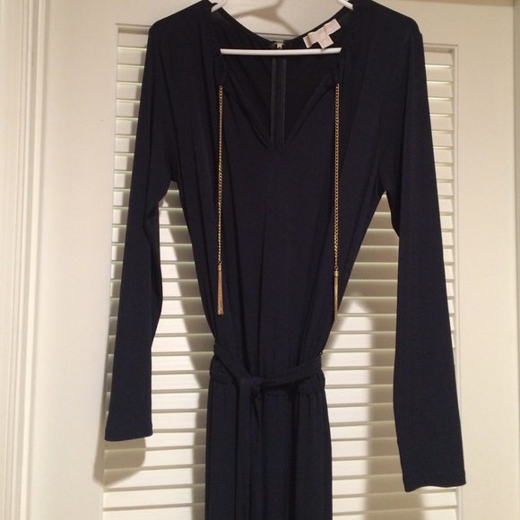 Michael Kors Navy palazzo pant jumpsuit