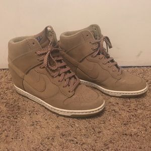 Wedged Nike Sneakers Size 9.5 [Perfect Condition]