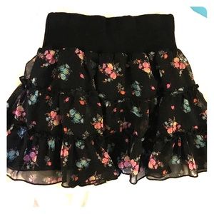H&M Mini floral skirt