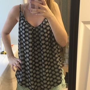 Black and white tank