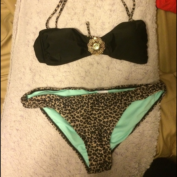 Cheetah print bikini