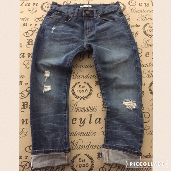 Banana republic boyfriend jeans size 25