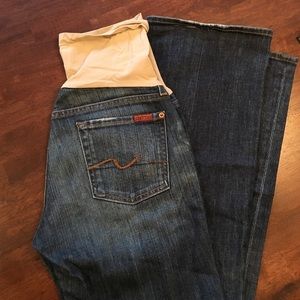 7 For All Mankind maternity jeans size 28