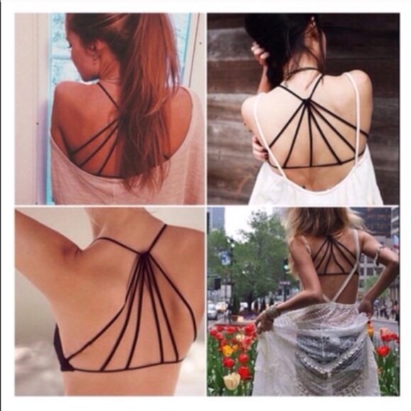 🔹BLACK Caged Back Bralette🔹 - Picture 2 of 4