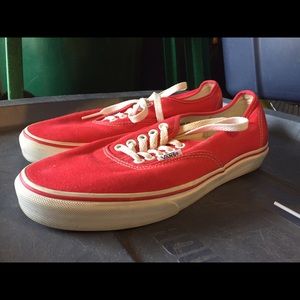 Red Vans classic