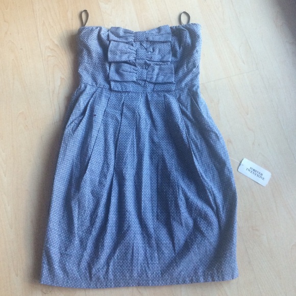 NWT Chambray Bow Dress