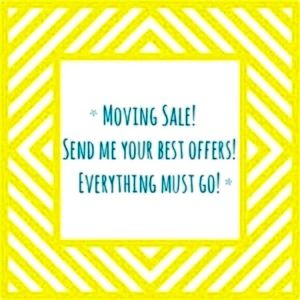 Everything must go!