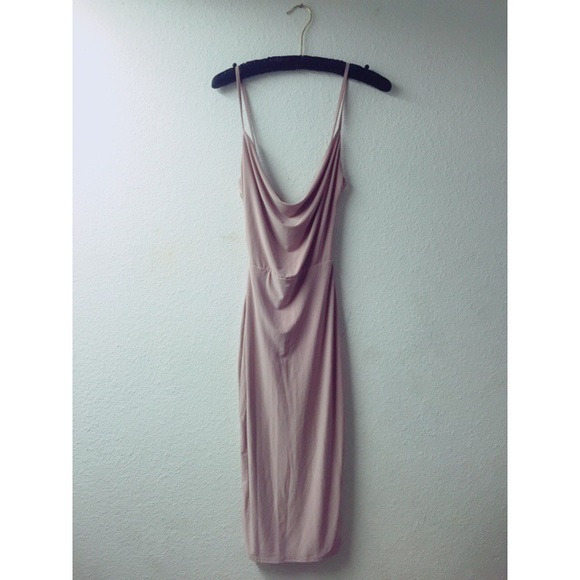Mauve pink silky dress (SOLD)