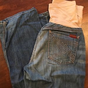 7 for All Mankind maternity jeans Size 30