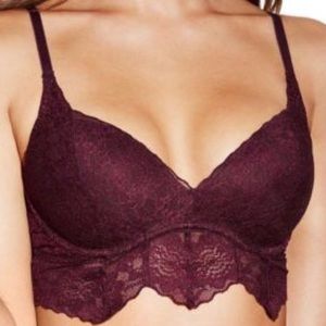 PINK Maroon Bralette