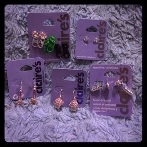 Various Claire's Earrings