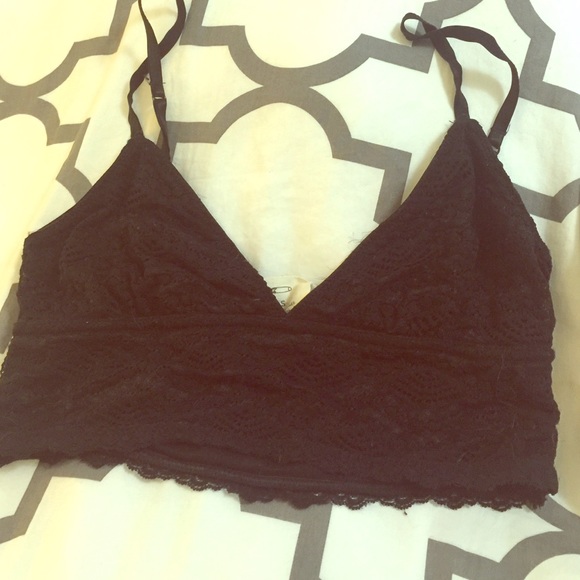 Urban Outfitters black lace bralette
