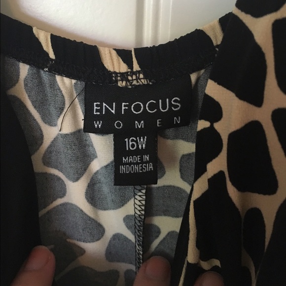 Leopard Print Hi/Low Dress - Picture 3 of 4