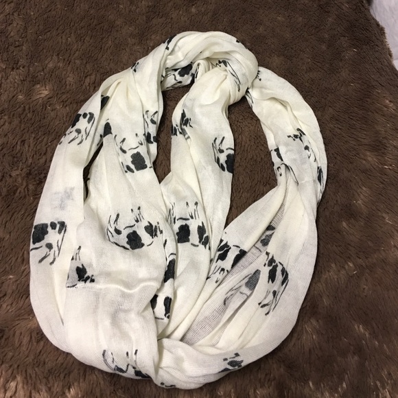 cow print infinity scarf