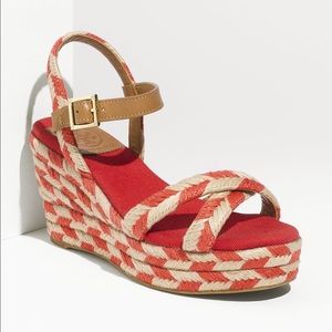 Tory Burch Camelia Wedge, sz 8 Tory Burch Camelia Wedge, sz 8