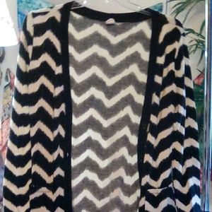 Chevron stripped cardigan