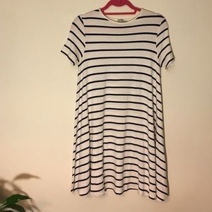 Striped Smock Tee Dress