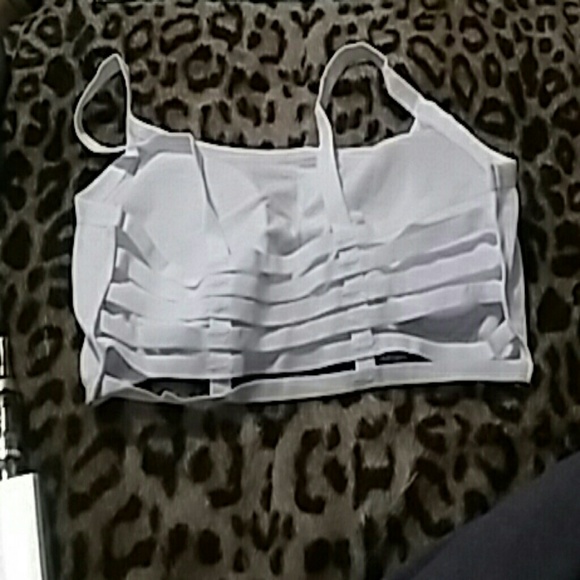 NEW White Strappy Bandage Top - Picture 3 of 4