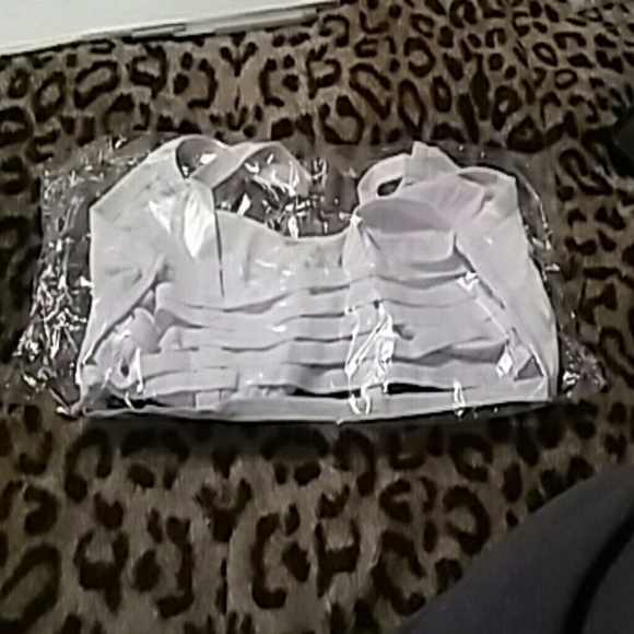 NEW White Strappy Bandage Top - Picture 4 of 4