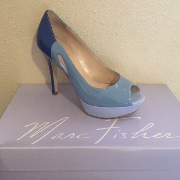 Marc Fisher Blue heels