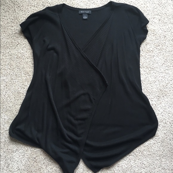 White House Black Market Short Sleeve Cardigan
