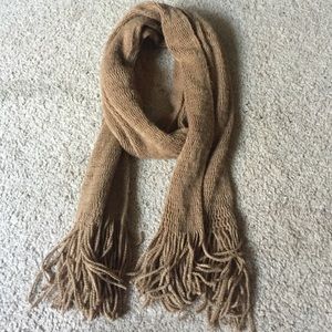 Yellow/tan colored scarf from Foreign Exchange