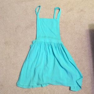 Teal blue dress