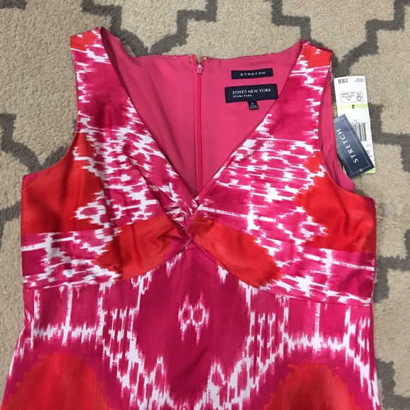 Pink tie dyed Jones New York dress. - Picture 2 of 3