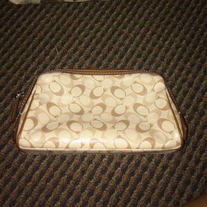 Coach makeup bag