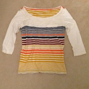 Target Striped Boatneck Tee