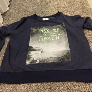 Crew neck sweatshirt