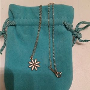 Tiffany and Co. sterling silver daisy necklace