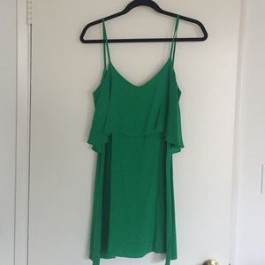 Kelly Green Silk Blu Moon Dress