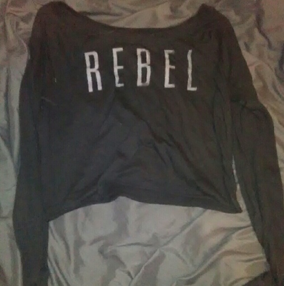 PINK VS CROP LONG SLEEVE - Picture 1 of 3