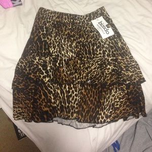 Cheetah print Biondo Beverly Hills skirt