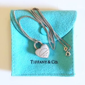 Tiffany Heart Lock Pendant Necklace