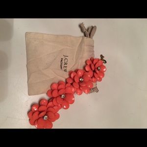 J. Crew statement floral bracelet