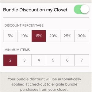 New Closet Discount!