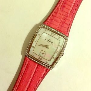 Skagen hot pink watch!