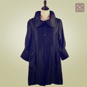 Black trench coat