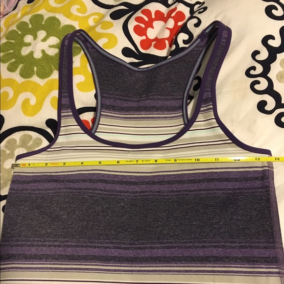 SOLD EUC Lululemon Purple Grape Osaka Stripe - Picture 3 of 4